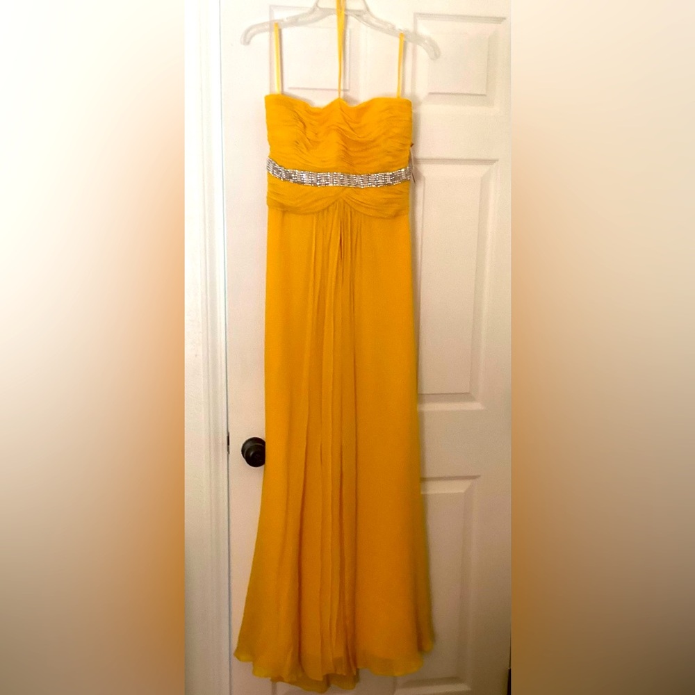 Formal Strapless Floor Length Dress